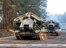 Военные инженеры механизированного соединения совершили марш и вернулись в пункт постоянной дислокации