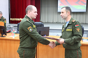 Сбор с офицерами органов идеологической работы ЗОК