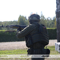 На полигоне Лосвидо проходит ротное тактическое учение с миротворческой ротой