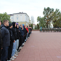 Торжественная отправка нового пополнения в воинские части Вооружённых Сил состоялась в Витебске
