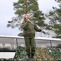 На Лепельском полигоне состоялся концерт для участников проверки боевой готовности 