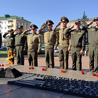 В Барановичах состоялся автопробег, посвященный Дню народного единства