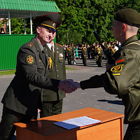Новобранцы Минской военной комендатуры приняли Военную присягу