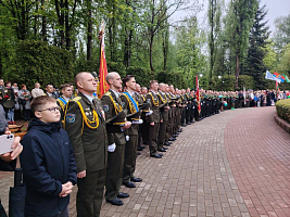 Военнослужащие 116 шаб приняли участие в праздничных мероприятиях, посвящённых 9 Мая