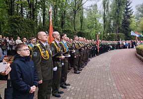 Военнослужащие 116 шаб приняли участие в праздничных мероприятиях, посвящённых 9 Мая