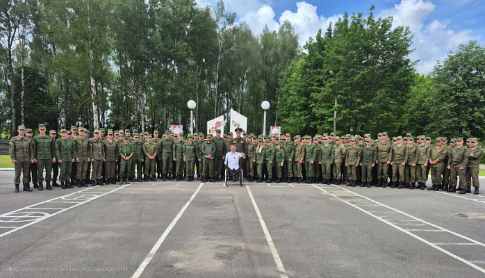 Алексей Талай встретился с военнослужащими 188 ибр