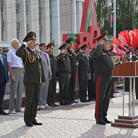 Курсанты военно-транспортного факультета в БелГУТ приняли Военную присягу