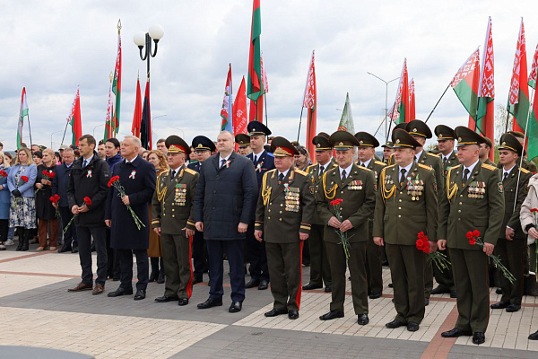 В Борисове состоялся торжественный митинг, посвящённый Дню Великой Победы
