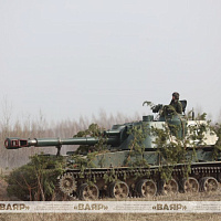 Этап слаживания артиллерийских расчётов на Осиповичском полигоне