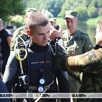 Сбор водолазных подразделений инженерных войск