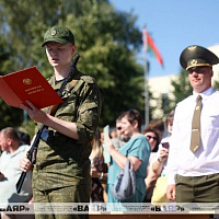 Студенты БГМУ приняли Военную присягу 