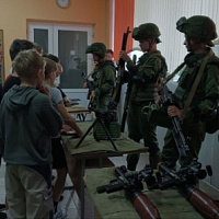 В рамках военно-патриотического воспитания