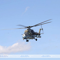 Экипажи вертолётов Ми-35 успешно справились с учебно-боевой задачей