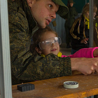 Завершилась смена военно-патриотического лагеря, который функционирует на базе 74 опс