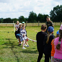 Мероприятие военно-патриотической направленности для воспитанников лагеря «Вереск»
