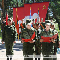 Открытие военизированных сборов центра патриотического воспитания молодёжи «Вектор»