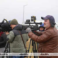 Представители белорусских средств массовой информации в ходе пресс-тура побывали на полигоне Лепельский