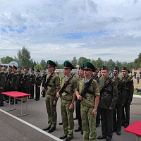 Военную присягу приняли