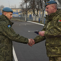 Торжественные мероприятия в 38 одшбр