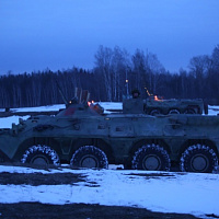 Тактическое учение с гвардейцами