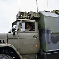 Школьники посетили военнослужащих, находящихся на полевом выходе