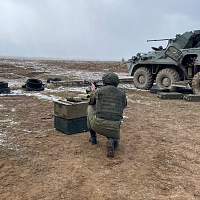 Подготовка к состязаниям на лучший экипаж механизированных подразделений