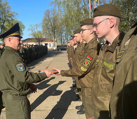 В 116 шаб состоялось чествование военнослужащих, увольняемых в запас