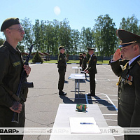 Принятие Военной присяги новым пополнением в Жодино