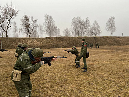 Комплексное занятие по тактической подготовке с военнослужащими 72 ОУЦ