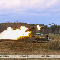 На 174-м учебном полигоне ВВС и войск ПВО проходит тактическое учение с боевой стрельбой
