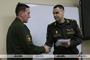 Передача новой современной техники в Военной академии Республики Беларусь