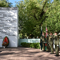 Торжественный митинг на стадионе Белорусского национального технического университета