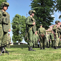 В воинских частях и соединениях прошли торжественные митинги, посвящённые началу нового учебного полугодия