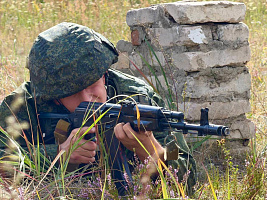 Занятия по тактической подготовке с курсантами военного факультета в БГУ