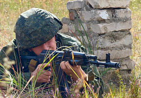 Занятия по тактической подготовке с курсантами военного факультета в БГУ