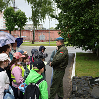 В 103 овдбр продолжают работу смены летних военно-патриотических лагерей 