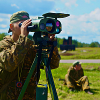 Гвардейцы 120 омбр участвуют в соревнованиях на лучшую разведгруппу СЗОК