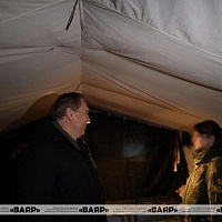 Представители администрации Гродненской области посетили участок Государственной границы Республики Беларусь, где белорусские военные выполняют задачи