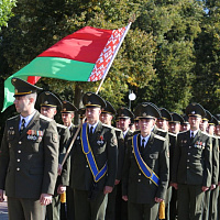 Торжественное открытие выставки военной техники в Лиде	