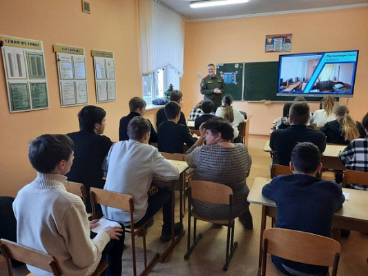 В рамках профориентационной работы