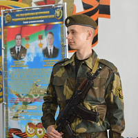 Военнослужащие из числа нового пополнения в/ч 19764 приняли Кодекс чести защитника Отечества