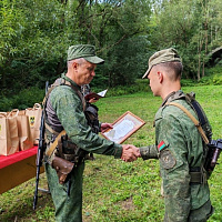 Воинский коллектив 74 опс отметил годовой праздник воинской части