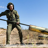 На полигоне Осиповичский проходит состязание на лучшую артиллерийскую батарею ракетных войск и артиллерии Вооруженных Сил.