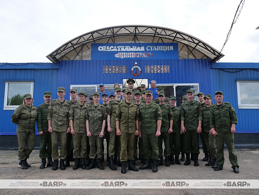 Практическое занятие по организации купания в открытых водоемах для военнослужащих