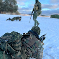  Занятие по тактической подготовке с военнослужащими 377 зрп