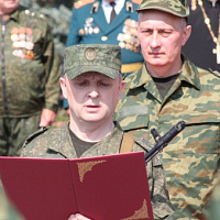 Церемония по случаю принятия Военной присяги прошла в Лунинце