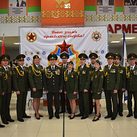 Военную присягу приняли новобранцы спортивной роты