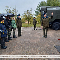 В гостях у связистов — кадеты и школьники