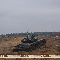 На Гожском полигоне продолжается состязание на лучший мотострелковый и танковый взвод ЗОК