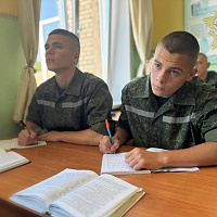 Первая неделя пребывания курсантов набора 2025 года в стенах Военной академии